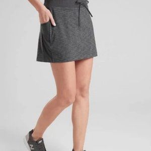 Athleta Gray Excursion High-Rise Hybrid Skort Small NWT